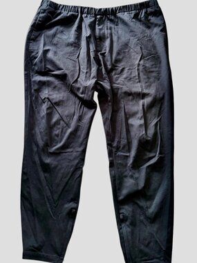 Theory Neoteric Jogger Pants Mens XXL Black Excellent Zipper Ankle Techwear